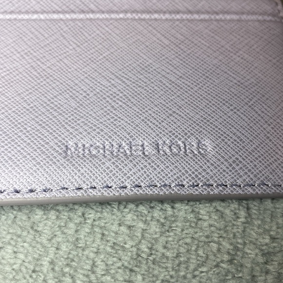 💜MICHAEL KORS💜Juliana Lilac Animal Print Large Flap Wallet/NWOT - Picture 10 of 12